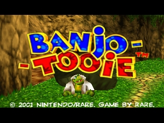 Banjo-Tooie title screen for Nintendo 64